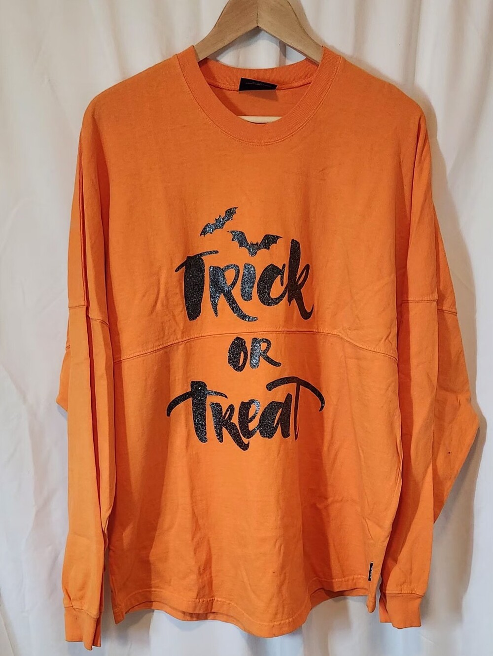 Halloween Spirit Jersey Trick Or Treat Scare Squad Long Sleeve Adult Large